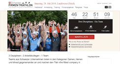Desktop Screenshot of firmentriathlon.ch